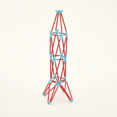 Конструктор контурний Hape Flexistix Ейфелева вежа 62 ел. (E5563) - Зображення 3