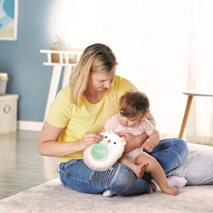 М'яка музична іграшка Hape Ведмедик білий (E0115) - Зображення 6