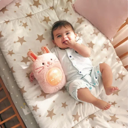 М'яка музична іграшка Hape Зайчик рожевий (E0114) - Зображення 9