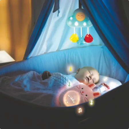 М'яка музична іграшка Hape Зайчик рожевий (E0114) - Зображення 8