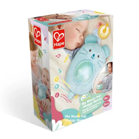 М'яка музична іграшка Hape Мишеня блакитне (E0113)