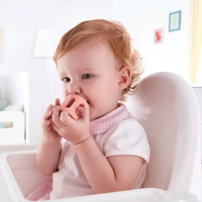 Набір брязкалець Hape Геометричні фігури 3 в 1 (E0454) - Зображення 3