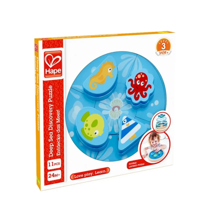 Пазл-головоломка Hape Глибоке море (E1604) - Зображення 1