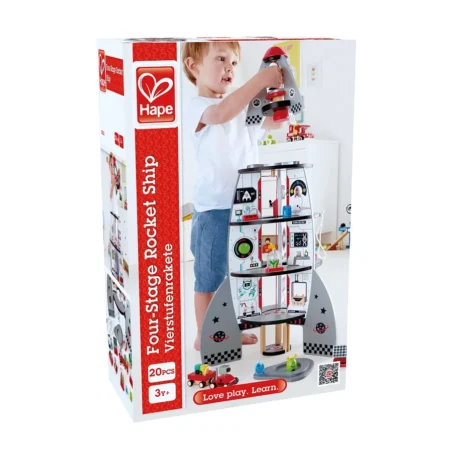 Чотирьохрівнева ракета Hape з аксесуарами (E3021)