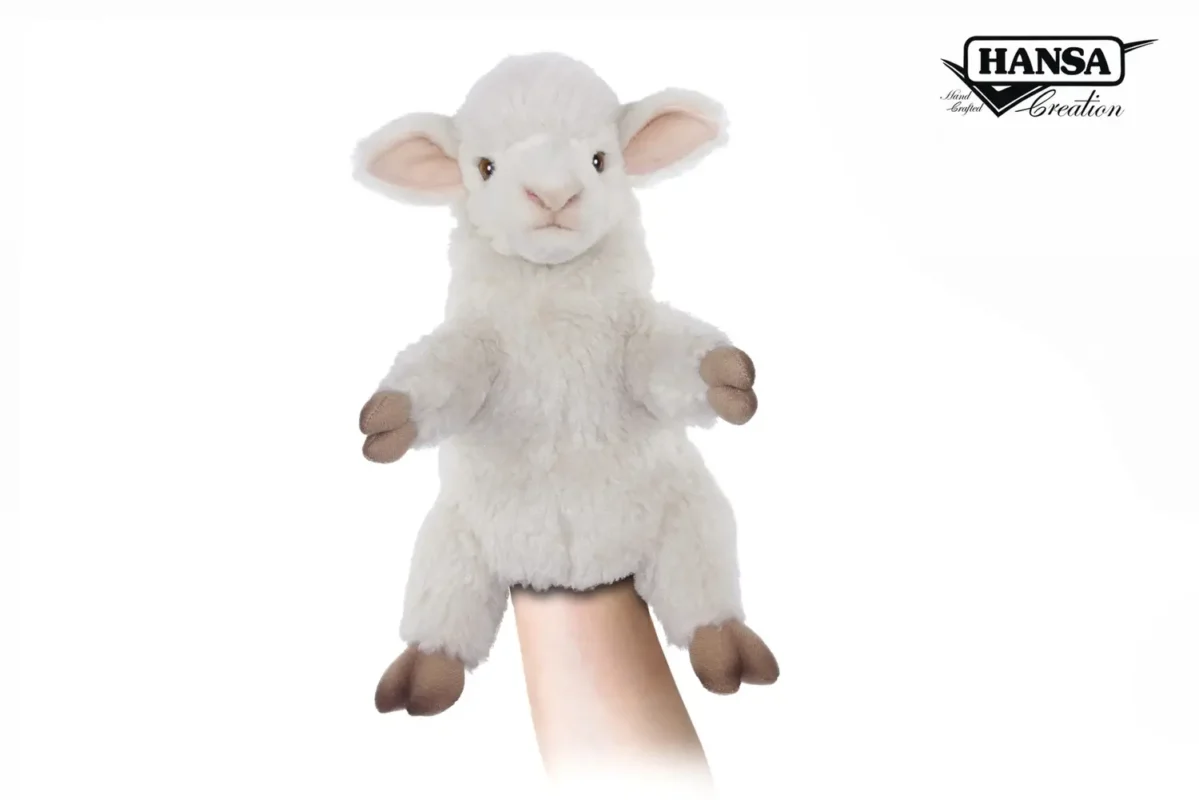 HANSA М'яка іграшка  Ягня серія Puppet-висота 27см