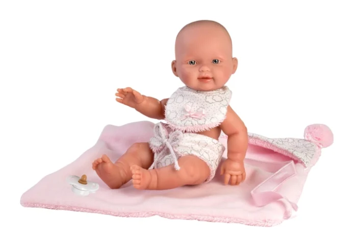 Пупс Bebita albornoz Rosa 26 см LLORENS (26308) - Зображення 4