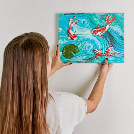 Набір для створення об'ємної картини *Карпи Коі* ТМ ОКТО 30*40 см - Зображення 5