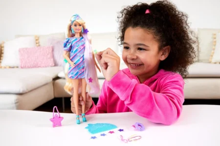 Лялька Barbie *Totally Hair* Зіркова красуня - Зображення 6