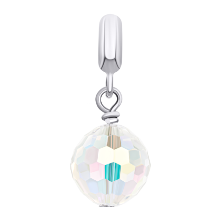 Кулон Кришталик із багатогранним фіанітом