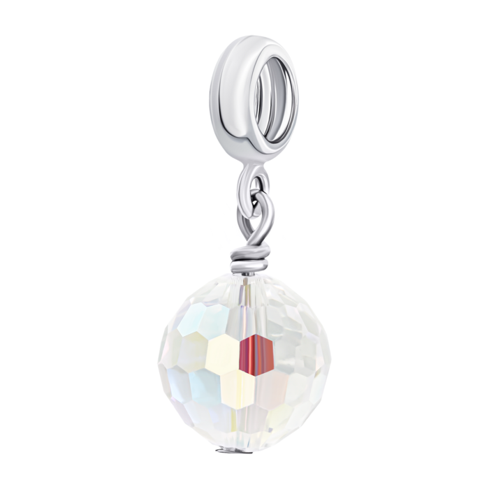 Кулон Кришталик із багатогранним фіанітом - Зображення 2