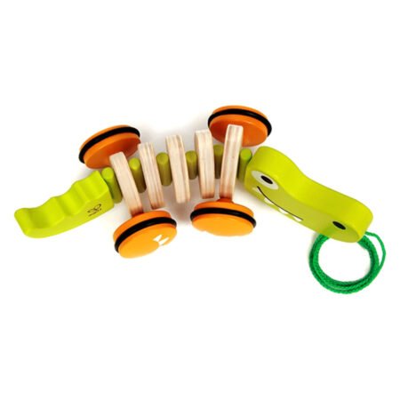 Дерев'яна каталка Hape Крокодил (E0348) - Зображення 3