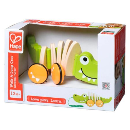 Дерев'яна каталка Hape Крокодил (E0348)