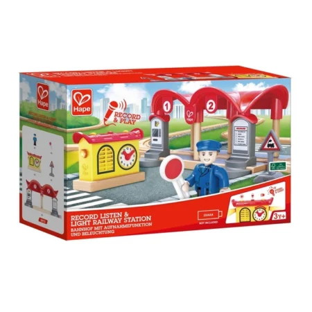 Ігровий набір Hape Залізнична станція (E3702)