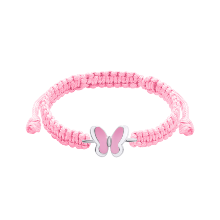 Браслет плетений Метелики  рожеві