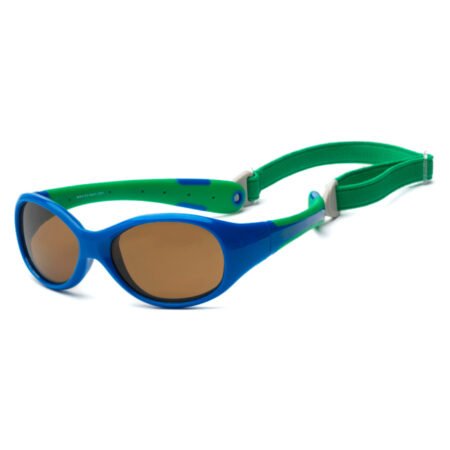 Дитячі сонцезахисні окуляри Koolsun Flex, 3-6р, синьо-зелений