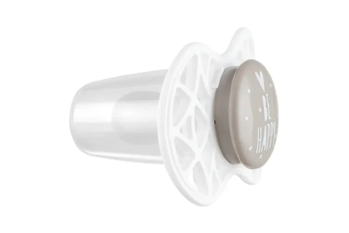 Пустушка Nuvita Air55 Cool 6міс+, симетрична, BE HAPPY сірий - Зображення 2