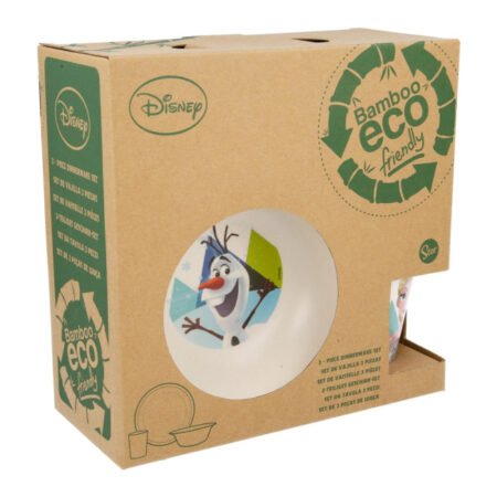 Набір посуду STOR BAMBOO 3 PCS SET WITH RIM FROZEN BEST OF DISNEY - Зображення 2
