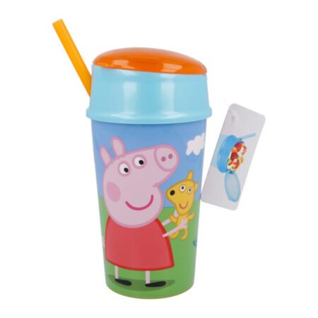 Пляшка для води та їжі дитяча STOR SNACK TUMBLER 400 ML PEPPA PIG