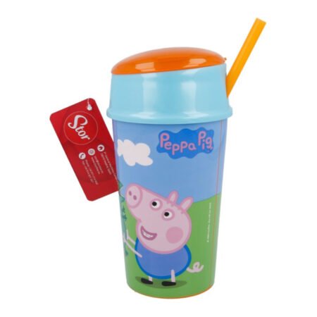 Пляшка для води та їжі дитяча STOR SNACK TUMBLER 400 ML PEPPA PIG - Зображення 2