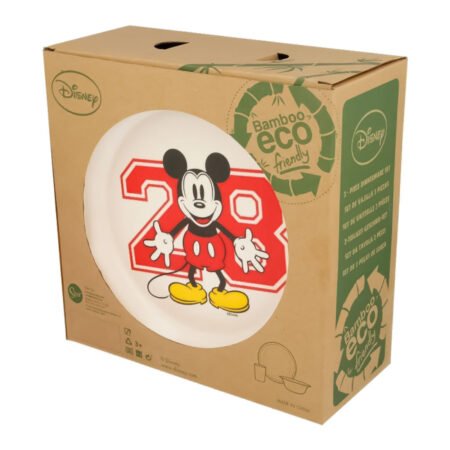 Набір посуду STOR BAMBOO 3 PCS SET WITH RIM MICKEY MOUSE - DISNEY - ALL STAR