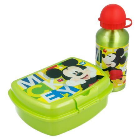 Набір посуду STOR 2 PCS URBAN BACK TO SCHOOL SET IN GIFT BOX MICKEY WATERCOLORS - Зображення 2