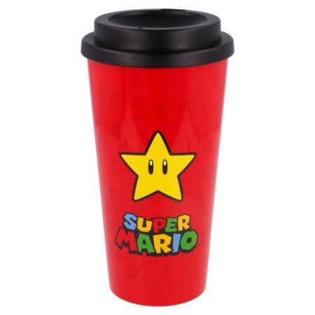 Кружка для кави з подвійними стінками Stor Coffee Tumbler 520 ML Super Mario