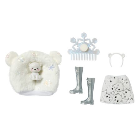 Лялька Barbie *Cutie Reveal* серії *Зимовий блиск* — полярне ведмежа - Зображення 6