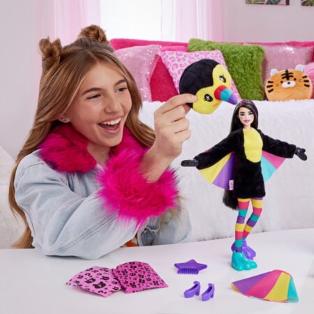 Лялька Barbie *Cutie Reveal* серії *Друзі з джунглів* — тукан - Зображення 7