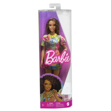 Лялька Barbie *Модниця* в яскравій сукні-футболці