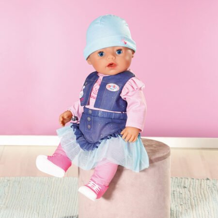 Кукла BABY BORN - ДЖИНСОВЫЙ СТИЛЬ КРОШКИ (43 cm, с аксессуарами) - Зображення 2