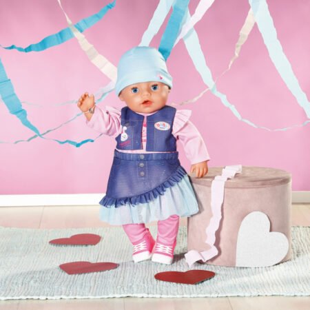 Кукла BABY BORN - ДЖИНСОВЫЙ СТИЛЬ КРОШКИ (43 cm, с аксессуарами) - Зображення 4