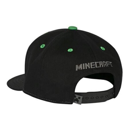 Бейсболка Minecraft Creepin Snap Back Hat-One Size-Black (Snap back) - Зображення 2