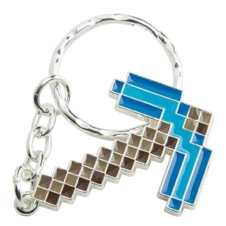 Брелок Minecraft Diamond Pickaxe Keychain-One Size-MultiColor - Зображення 2