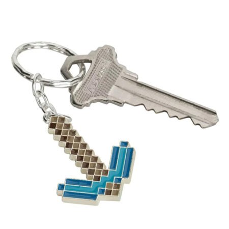 Брелок Minecraft Diamond Pickaxe Keychain-One Size-MultiColor - Зображення 3
