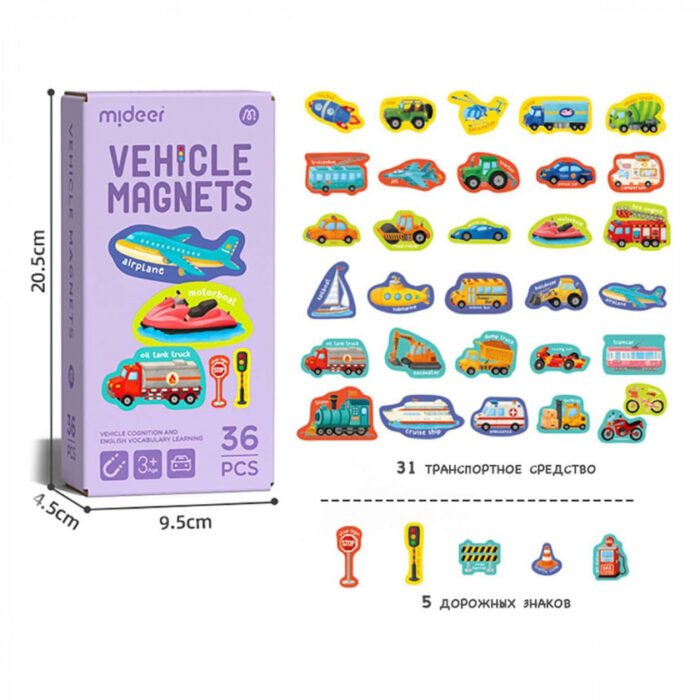Набір іграшковий TRANSPORTATION MAGNET - Зображення 2