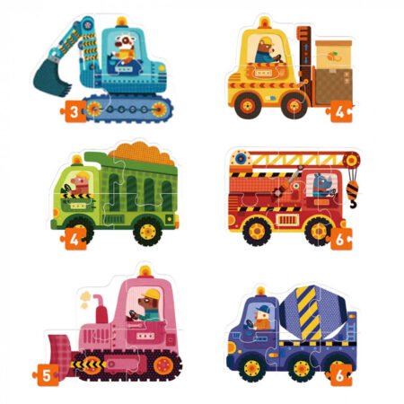 Мій перший пазл Будівельні машини - Зображення 3