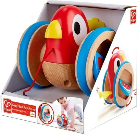 Дерев'яна каталка Hape Пташеня (E0360)