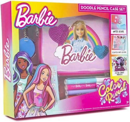 Ігровий набір з пеналом та аксесуарами *Barbie doodle pencil set*