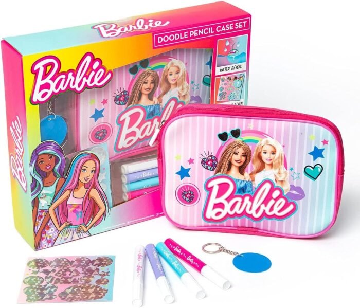 Ігровий набір з пеналом та аксесуарами *Barbie doodle pencil set* - Зображення 2