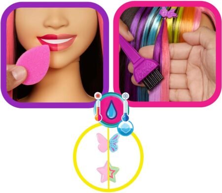 Ігровий набір Barbie - манекен для зачісок з серії перевтілення *Чорна* - Зображення 4