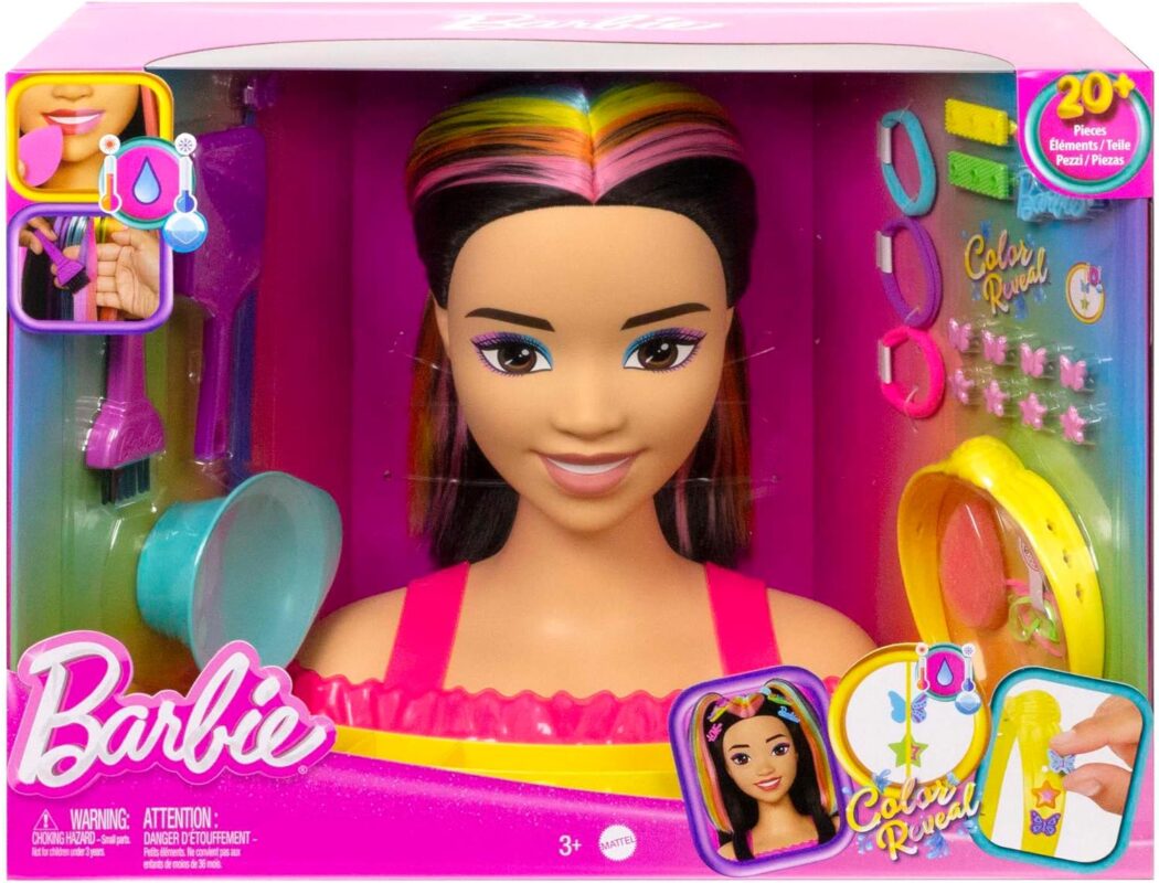 Ігровий набір Barbie - манекен для зачісок з серії перевтілення *Чорна*