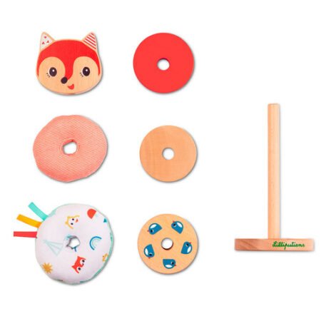 Пірамідка Lilliputiens Лисичка Аліса (83114) - Зображення 2