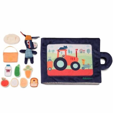 Розвиваюча м'яка книга Lilliputiens Віслюк Ігнасій на Фермі (83415) - Зображення 2