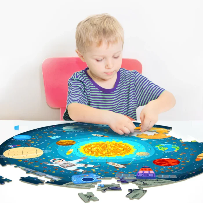 Круглый пазл Космическое путешествие - Зображення 3