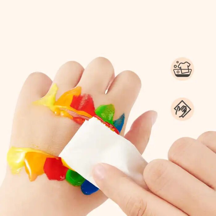Дитячі пальчикові фарби, 8 кольорів - Зображення 4
