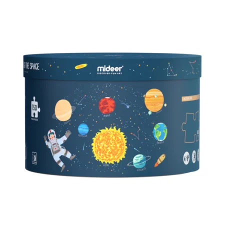 Круглый пазл Космическое путешествие