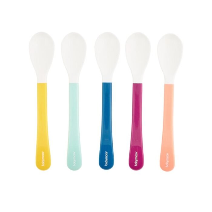 Набір з 5 дитячих ложок Multicolor (2-й рік) - Зображення 1