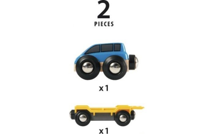 Вагон-автовоз для залізниці BRIO (33577) - Зображення 2