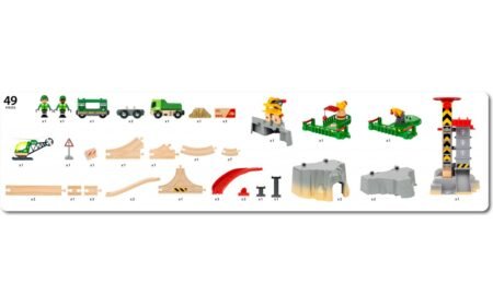 Дитяча залізниця BRIO Великий вантажний пункт на горі (36010) - Зображення 5