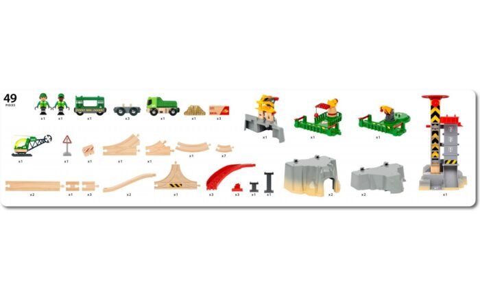 Дитяча залізниця BRIO Великий вантажний пункт на горі (36010) - Зображення 5